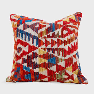Velvet Cushion Cover Ethnic Pattern