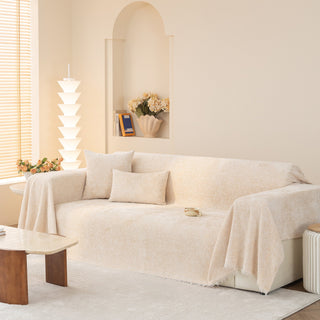 Coconut White Couch Cover