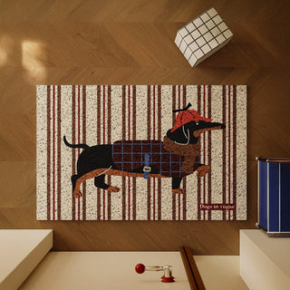 Detective Dog Coir Entry Mat