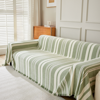 Soft Striped Sofa Cover