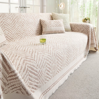 Washable Chevron Sofa Cover