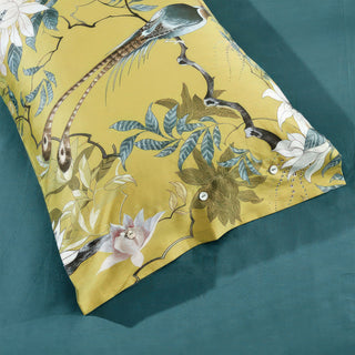 Golden Bird Pillowcases