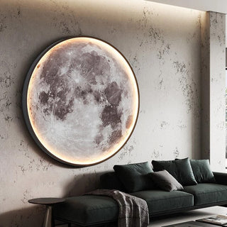 LED Moon Wall Light with Realistic 3D Moon Design
