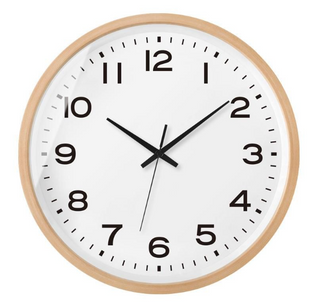 Minimalist Scandinavian Wooden Wall Clock