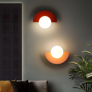 Nordic Sunset Wall Light in Half Moon Design