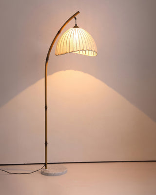 Bamboo Inspired Floor Lamp