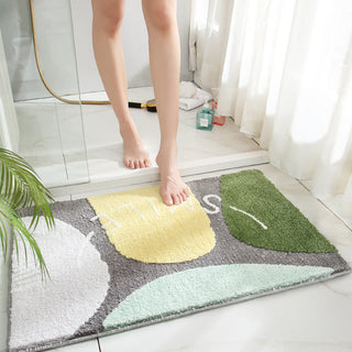 Decorative Bath Rug with Non-Slip Backing