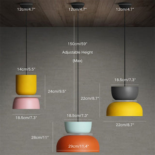 Scandinavian Macaron Pendant Light