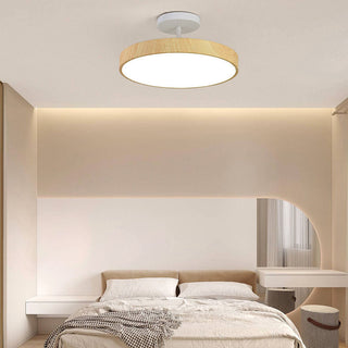 Japanese Style Round LED Semi Flush Ceiling Light