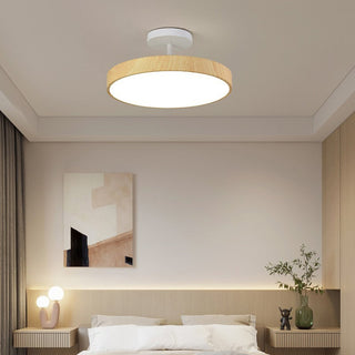 Japanese Style Round LED Semi Flush Ceiling Light