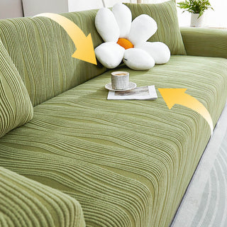 Pet-Friendly Jacquard Stretch Sofa Cover
