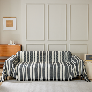 Soft Striped Sofa Cover