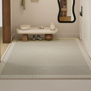 Modern Entry Rug Linear Design