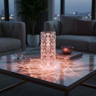 Elegant Acrylic Colour Changing LED Table Lamp