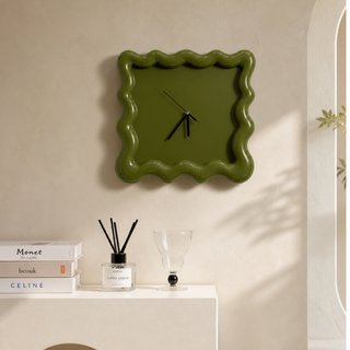 Modern Sculptural Wall Clock
