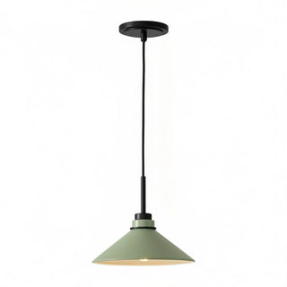 Milk Glass Cone Pendant Light