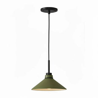 Milk Glass Cone Pendant Light