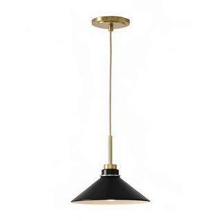 Milk Glass Cone Pendant Light