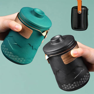 Portable Ceramic Travel Tea Set
