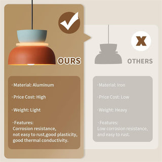 Scandinavian Macaron Pendant Light