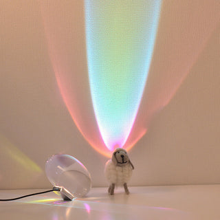 Crystal LED Projection Table Light With USB Power