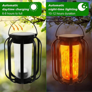 Solar-Powered Outdoor Tripod Lantern