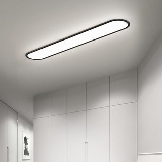 Modern Oval Flush Mount Light