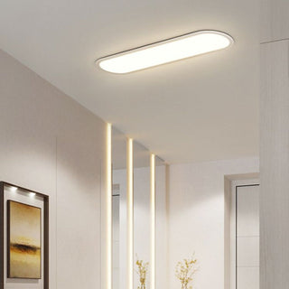 Modern Oval Flush Mount Light