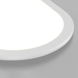 Modern Oval Flush Mount Light