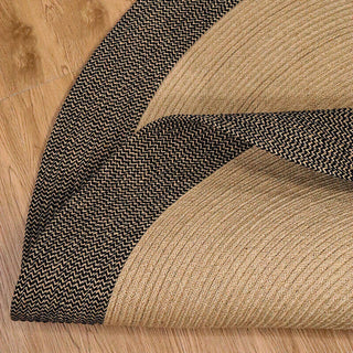 Large Braided Round Jute Rug