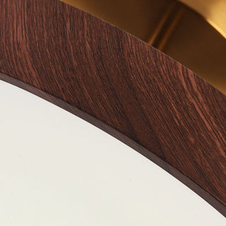 Japanese Style Round LED Semi Flush Ceiling Light
