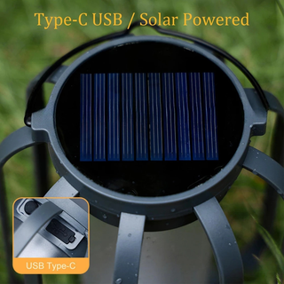 Solar-Powered Outdoor Tripod Lantern