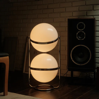 Sculptural Modern Chrome Floor Lamp