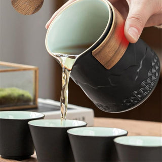 Portable Ceramic Travel Tea Set