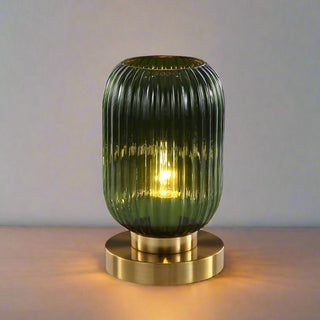 Nordic Green Glass Table Lamp