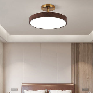 Japanese Style Round LED Semi Flush Ceiling Light