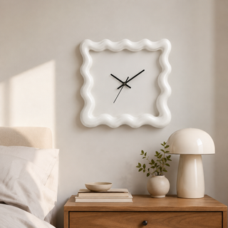 Modern Sculptural Wall Clock