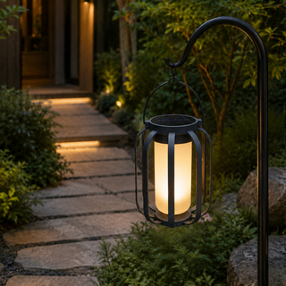 Solar-Powered Outdoor Tripod Lantern