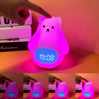 Polar Bear Alarm Clock with Night Light