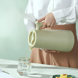 Scandinavian Insulated Carafe with Wooden Handle