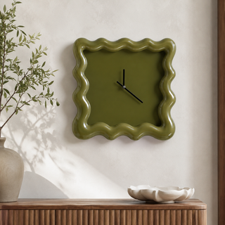 Modern Sculptural Wall Clock