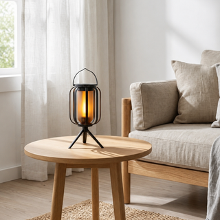 Solar-Powered Outdoor Tripod Lantern