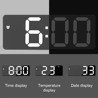 LED Digital Alarm Clock With Display
