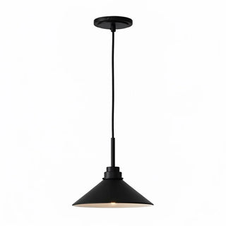 Milk Glass Cone Pendant Light
