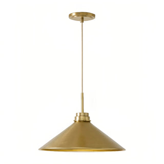 Milk Glass Cone Pendant Light