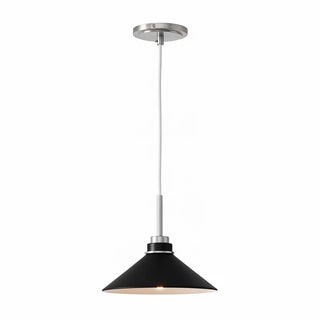 Milk Glass Cone Pendant Light