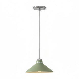 Milk Glass Cone Pendant Light