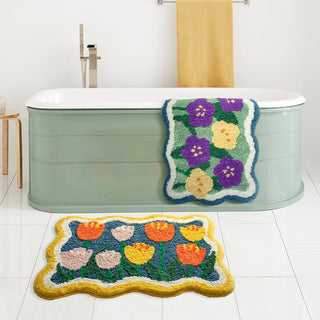 Floral Bath Mat