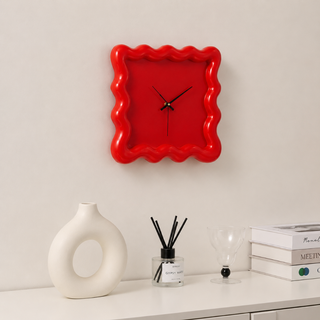 Modern Sculptural Wall Clock