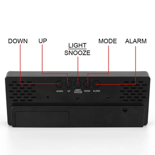 LED Digital Alarm Clock With Display